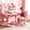 Pink #5, variant on Floseru Kid Functional Desk and Chair Set, Height Adjustable Ergonomic Kids Art Table and Chair with Tiltable Desktop, Storage Drawer, Bookshelf, Hand-Cranked Lift, Desk for Kids Bedroom 6-12