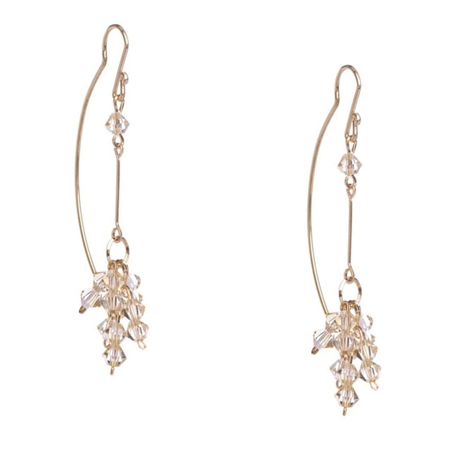 Aretes Violador con Genuine Czech Crystal By Preciosa Aleación con Oro 18k Jands Joyeria y Moda JA-065-V 01 HO