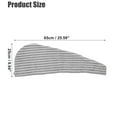 thumbnail image 2 of 3 Pcs Soft Hair Towel Wrap Drying Cap Microfiber for Wet Long Hair Gray White 9.84x25.59 Inch, 2 of 6