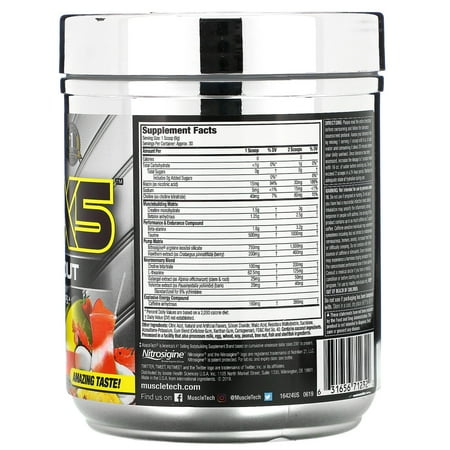 MuscleTech PreWorkout Miami Spring Break, 9.6 oz