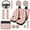 Cute Strawberry, variant on Uorisanigo American Fire Flag Car Seat Covers Sets 14 Pcs Car Steering Wheel Cover Auto Headrest Cover Center Console Cover Cars Seat Belt Cover Comfortable Soft Auto Interior for Cars SUVs