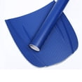 thumbnail image 2 of Decoración y protección exterior de coche azul, 1,52 mx 30 cm, calcomanía adhesiva gruesa, película envolvente de fibra de carbono 3D, 2 of 5