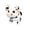 B, variant on Interactive Plush Walking Cow Toy with Sounds, Black-White Animated Stuffed Animal for Animal Fans
