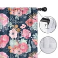 thumbnail image 4 of Blackout Kids Curtains,Pioneer Flower Floral Print Pattern Childrens Insulated Curtains Set Of 2,Bedroom Essentials,Toddler Room Decor 42"x54", 4 of 5