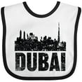 thumbnail image 3 of Inktastic Dubai City Skyline with Grunge Boys or Girls Baby Bib, 3 of 4