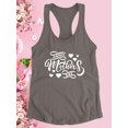 thumbnail image 3 of Handwritten Happy Mothers Day Racerback Tank Women -Image by Shutterstock, Female XX-Large, 3 of 4