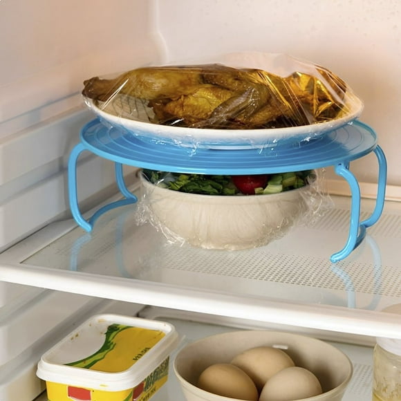 3Pcs Microwave Folding Tray 3-in-1 Multipurpose Foldable Microwave Plate Reusable Food Splatter Cover Microwave Plate Stacker Steaming Tray Rack with Handle for Bowls Plates Oven Kitchen
