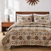 Global Trends Alta Reversible Quilt Bonus Set with Decorative Pillows