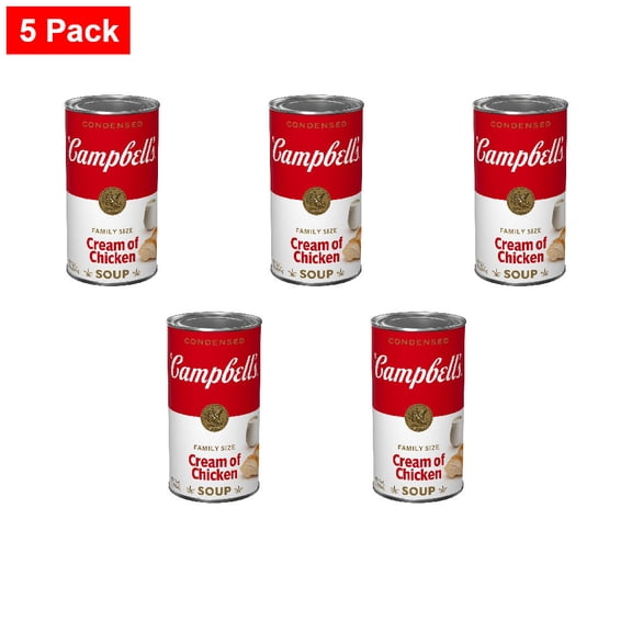 Campbells Condensed Cream of Chicken Soup 22.6 oz - 5 Pack