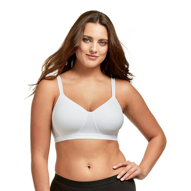 Hanes Signature Women’s Smooth Comfort Wireless Convertible TShirt Bra