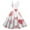 White, variant on LWavelet 2026 Valentine's Ruffled Heart Dress, Women's Romantic Rose Pattern Sleeveless A Line Flowy Sundresses White M