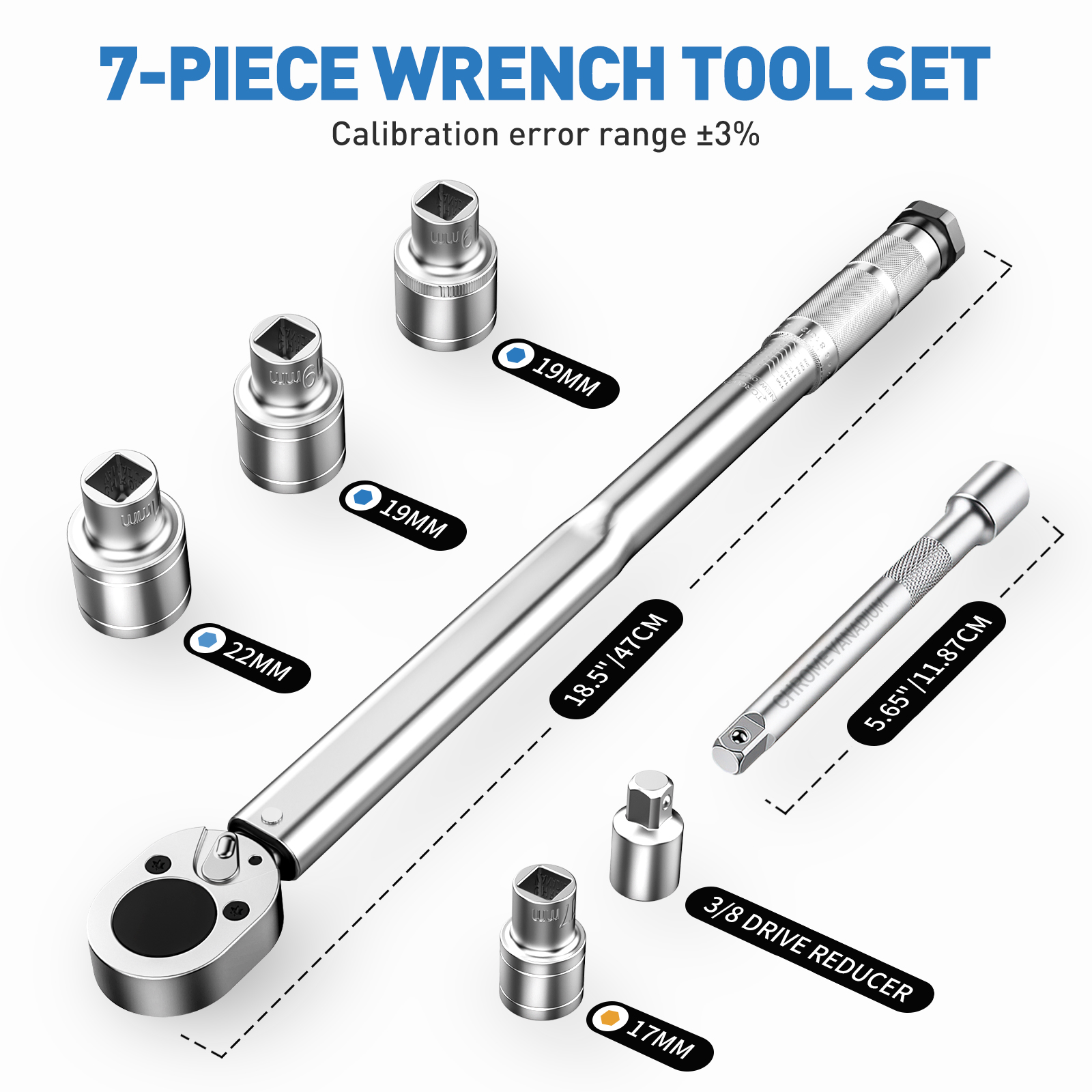 Llave dinamométrica con carraca reversible Click-Torque C 2, 20-100 Nm, 1/2  x 20-100 Nm