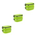 thumbnail image 3 of Maytalsory Safe To Thermal Insulated Food Fresh And Delicious Stainless Steel Food Container For Outdoor Picnic Matte rectangular double layers 3Set, 3 of 6