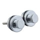 thumbnail image 2 of 2 Uds. Cerraduras Correa para Guitarra Eléctrica Straplock Cabeza Plana Seguridad Plateada, 2 of 6