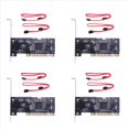 thumbnail image 1 of 4X Tarjeta de Expansión Interna PCI Controller de 4 Puertos con Dos Cables , para PC de Escritorio, Compatible con Disco Duro, 1 of 5