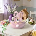 thumbnail image 5 of Easter Bunny Basket for Egg , Small Woven Cotton Rope Basket with Rabbit Ears & Tail, Kids Easter Baskets for Eggs, Baby Gift & Party Supplies, Holiday Decor, 5 of 7