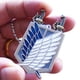 thumbnail image 2 of Attack On Titan Collar/Llavero The Wings Of Freedom Survey Corps Punk Collar/Llavero Regalo Para Anime Fan Cómic Japonés Noticed AP006275-01, 2 of 6