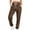 Brown, variant on Xixinqiwan Women's Jogger Pants Fashion Star Printed Running Tapered Sweatpants Stretch Drawstring Elastic Waist with Pockets Casual Long Trousers