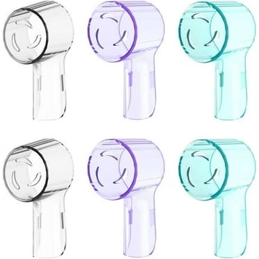 6 Pack Toothbrush Heads Dustproof Cover Compatible with Oral B, Fits for Oral-B iO Series, Pro 1000, 1500, 5000, 7500 Electric Toothbrush, Protects Brush Head and Convenient Travel (Mixing Colors)