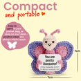 thumbnail image 3 of Muñeca de ganchillo de apoyo emocional PICKLE BUDDIES Positive Butterfly, 3 of 8