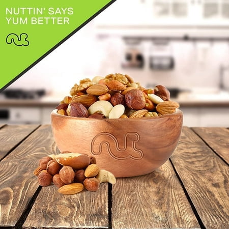 Nut Cravings Mixed Nuts Roasted & Salted Brazils, Pecans, Almonds, Hazelnuts, Cashews (3 lbs) Kosher