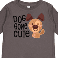 thumbnail image 4 of Inktastic Doggone Cute- happy puppy Boys or Girls Long Sleeve Toddler T-Shirt, 4 of 5