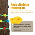 thumbnail image 2 of Plastics Double Hole Rock for Children Training Rock Climbing Rock Climbing Holds, 2 of 8