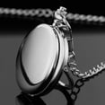 thumbnail image 3 of Minzimin Smooth Pocket Watch,Personalized Pocket Watch,Watches for Men, Pocket Watches for Father‘s Day with Chain, 3 of 7