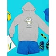 thumbnail image 3 of Let It Snow Owl. Hoodie Juniors -Image by Shutterstock,  Small, 3 of 4
