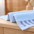 thumbnail image 4 of Usloyux Summer Must-Have Soft Absorbent Bath Towel 13.3 X 29. In, Fast-Dry Hand Towel for Bathrooms Kitchens Gyms, Cotton Piano Grid Towel Quick Dry Home Use, 4 of 5