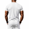 thumbnail image 5 of MHOSTAFH Men's V Neck Tees Shirts Casual Solid Color Short Sleeve Gym Athletic Tops Lightweight Breathable Workout T-shirt, 5 of 9