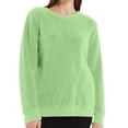 thumbnail image 4 of ManxiVoo Women's Ribbed Knit Pullover Sweater Crewneck Long Sleeve Loose Fit Basic Jumper Fall Fashion XXXL Size Green, 4 of 8