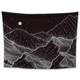 thumbnail image 1 of Tapestry Mountain Peak, microtela de pared, 130 x 148 cm, decoración de habitación, 1 of 2