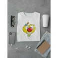 thumbnail image 3 of Funny Heart T-Shirt Men -Engin Selcuk Designs, Male Large, 3 of 4