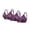 #B Purple, variant on Alkepwun No Underwire Bras for Women Solid Color Adjustable Strap Plus Size Floral Lace Full Coverage Bra Sexy Soft Comfort Padded Daily Underwear 3PC