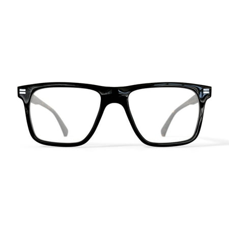 Hurley Men's HMO134 Prescription Eyeglasses with Case, Black