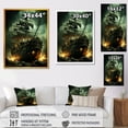 thumbnail image 4 of Designart "Ghost Ship of Pirates I" People Framed Wall Art - Modern Black Pirate Bedroom Framed Canvas Wall Art, 4 of 6