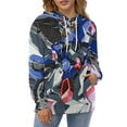 thumbnail image 4 of Mobile Suit Gundam Hoodie 3D Print Pullover Hooded Long Sleeve Sweatshirts Tops Blouse with Pocket for Mens Womens, 4 of 8
