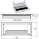 thumbnail image 3 of Ojal para mesa de escritorio, 3 uds., ojal cuadrado para escritorio, ojales para escritorio de ordenador, ojal para ordenador de aluminio, 2 uds. 80X80mm + 1 Uds. 80X160mm para Cable de mesa de e, 3 of 5