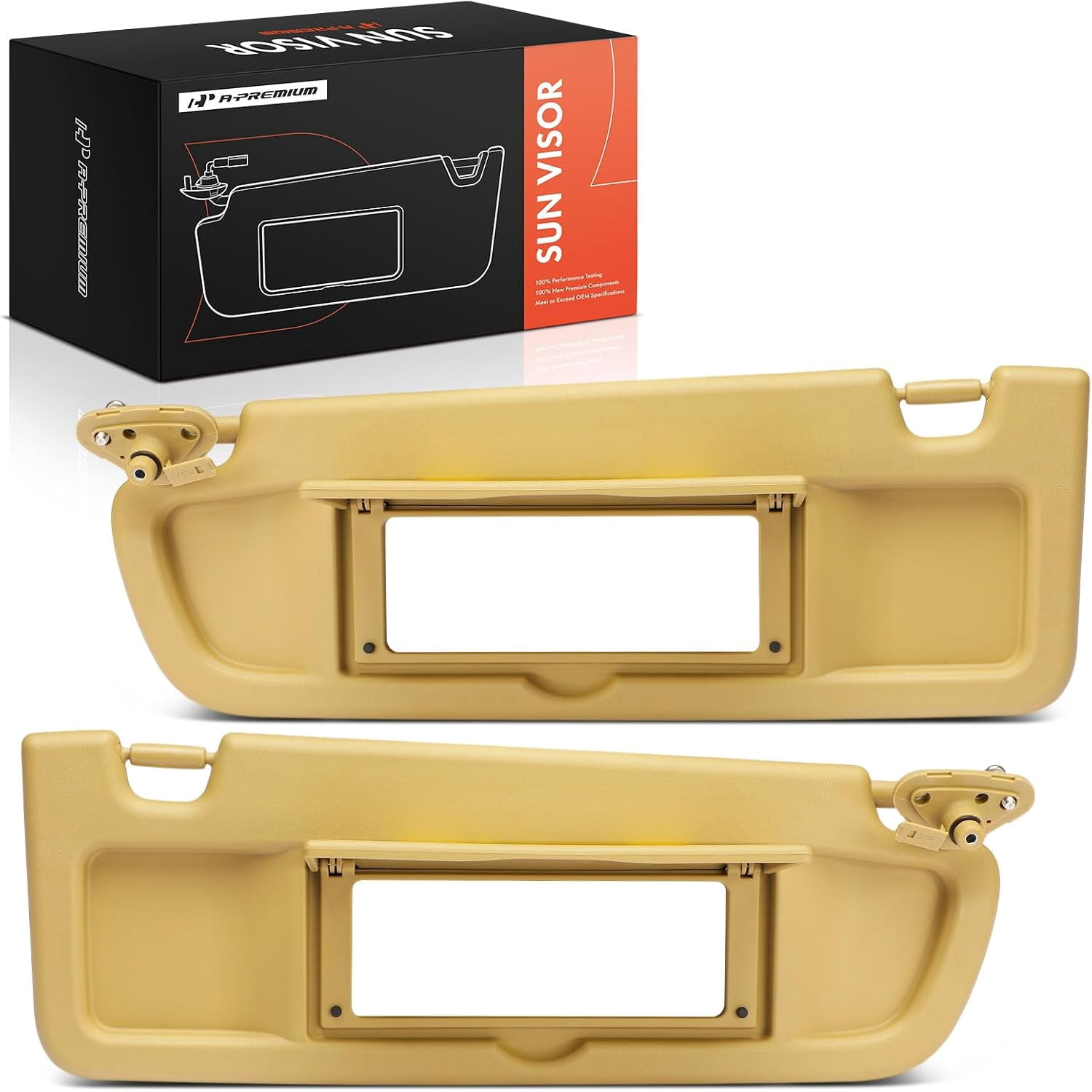 Dorman 74058 Driver Side Sun Visor Assembly for Specific Toyota