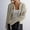 Beige, variant on VISALY Cropped Cardigan Open Front Cardigan Tie Front Cropped Cardigan Sweaters for Women Crew Neck Long Sleeve Knit Bow Tie Trendy Sweater Tops Chunky Cardigan Sweaters Cardigan Sweaters Beige L