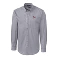 thumbnail image 2 of Men's Cutter & Buck Charcoal Clemson Tigers Easy Care Stretch Gingham Big & Tall Long Sleeve Button-Down Shirt, 2 of 3