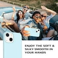 thumbnail image 5 of Compatible with iPhone 13 Case, Liquid Silicone Soft Gel Rubber iPhone 13 Phone Case Slim Fit Cover with Microfiber Lining Shockproof Protective Phone Cases for iPhone 13 6.1 inch, Sky Blue, 5 of 15