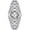 Silver White, variant on Elegant Women's Luxury Watch Rhombic Square Rhinestone Bracelet Roman Numerals Dial Quartz Watch Ladies Dress Analog Wrist Watches for Women