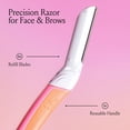thumbnail image 2 of Dermaplane Starter Kit + Body Buffer Exfoliating  - Reusable Handle, 3 Refill Blades, Remove Hair & Exfoliate, 2 of 6
