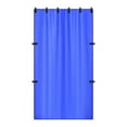thumbnail image 2 of Cortina de privacidad para bolso de baile Cortina de vestidor compacta y fácil de instalar para azul, 2 of 9