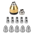 thumbnail image 2 of P80 Couverture de Protection pour Torche de Découpe Plasma et 10 Pcs Buse de Torche Électrode, 2 of 4