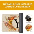 thumbnail image 4 of Fall Monogram Letter Y Door Mat 30 X 17 Inch Family Last Name Initial Welcome Doormat Indoor Outdoor Entrance Floor Rug Non Slip Fall Autumn Thanksgiving Decor Rubber Mats, 4 of 6