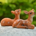 thumbnail image 5 of Hxoliqit Mini Fawn Personality Small Ornament Succulent Plant Bonsai Decoration Sika Deer Resin Craft Desk Decorations Mini Ornaments Desktop Ornament Plastic Ornaments, 5 of 8