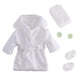 thumbnail image 5 of Accesorios de fotografía recién nacido CUTICAT Albornoz Traje de toalla de baño Blanco, 5 of 8